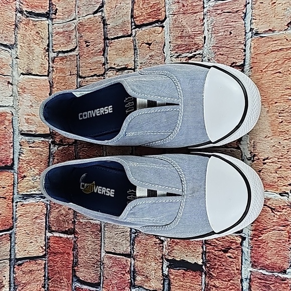 CONVERSE ALL-STAR CHUCK TAYLOR SLIP ON LOWTOP SHOES,  WOMANS SIZE 8, EUC - Picture 3 of 12